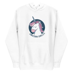 unisex-premium-pullover-hoodie-white-front-6a17a97e8fd03.jpg Unicorn Smile Hoodie
