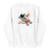 unisex-premium-pullover-hoodie-white-front-6a17b500e4458.jpg Chilling Astronaut Hoodie