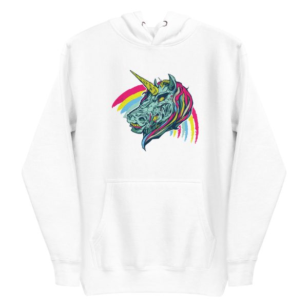 unisex-premium-pullover-hoodie-white-front-6a17db5c065d4.jpg Zombie Unicorn Hoodie