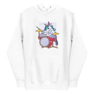 Birthday Unicorn Drummer Hoodie