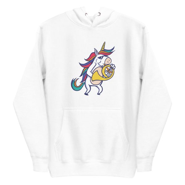 French Horn Unicorn Hoodie