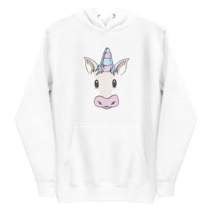 Unicorn Face Hoodie