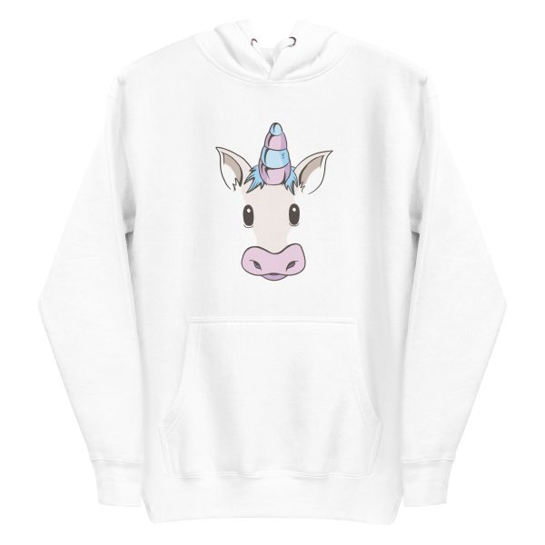 unisex-premium-pullover-hoodie-white-front-6a17ece4f3888.jpg Unicorn Face Hoodie
