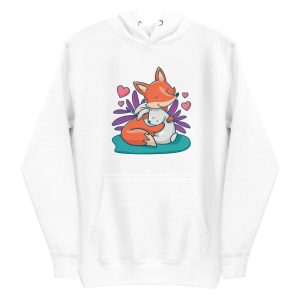 Fox and Bunny Hug Hoodie