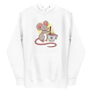 Mouse Stirring Tea Hoodie
