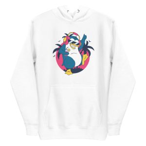 Dancing Tropical Penguin Hoodie