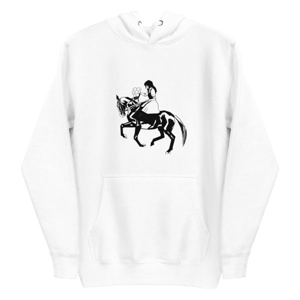 Woman Riding Horse Hoodie