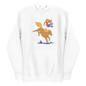 Girl Falling From Horse Hoodie