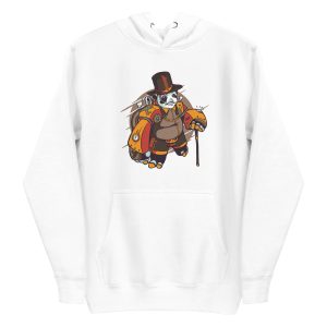unisex-premium-pullover-hoodie-white-front-6a182f9354dab.jpg Steampunk Panda Hoodie