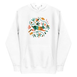 Floral Rabbit Hoodie
