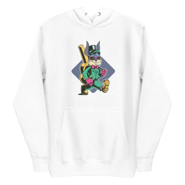 Rabbit Carrying Guitar Hoodie