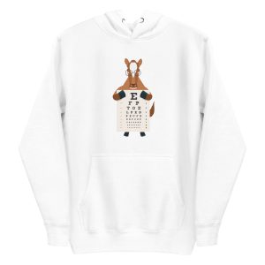 unisex-premium-pullover-hoodie-white-front-6a18474af1837.jpg Horse Eye Chart Hoodie