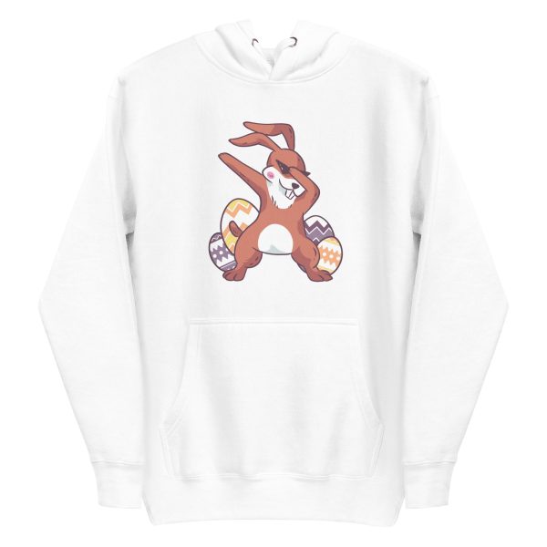 unisex-premium-pullover-hoodie-white-front-6a18eba92277a.jpg Dabbing Bunny Hoodie