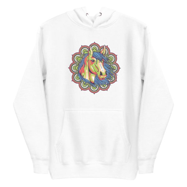 Colorful Mandala Horse Hoodie