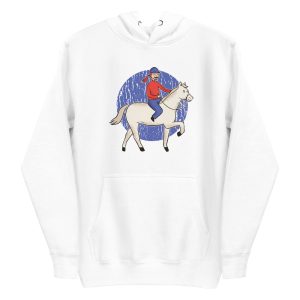 unisex-premium-pullover-hoodie-white-front-6a191dff5c717.jpg Girl Riding Horse Hoodie