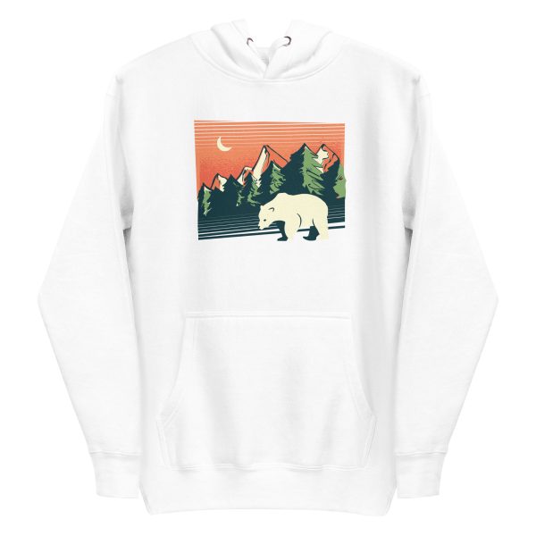 Polar Bear Landscape Hoodie