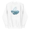 Polar Bear Sitting Ice Hoodie