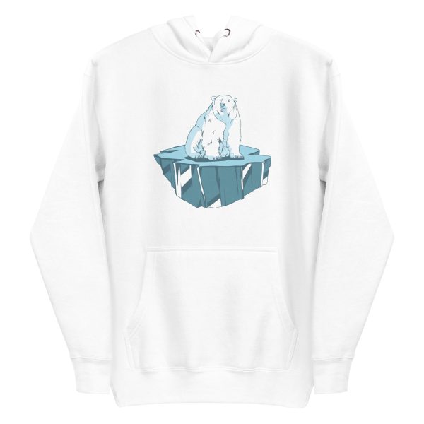 Polar Bear Sitting Ice Hoodie