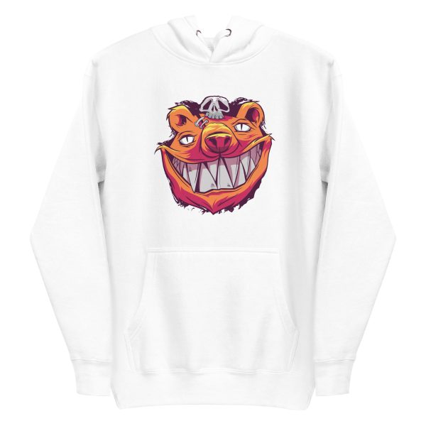 unisex-premium-pullover-hoodie-white-front-6a19695b813d8.jpg Scary Bear Hoodie