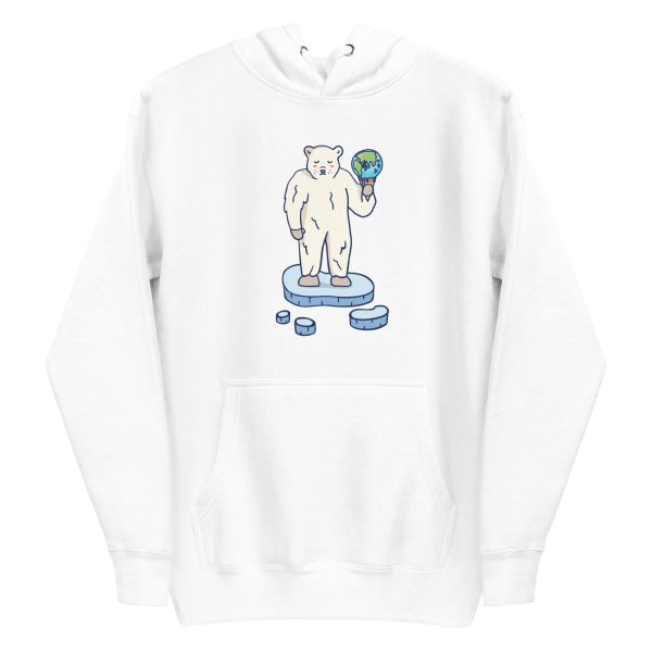 Global Warming Polar Bear Hoodie