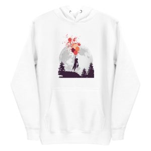 Boy and Teddy Bear Floating Hoodie