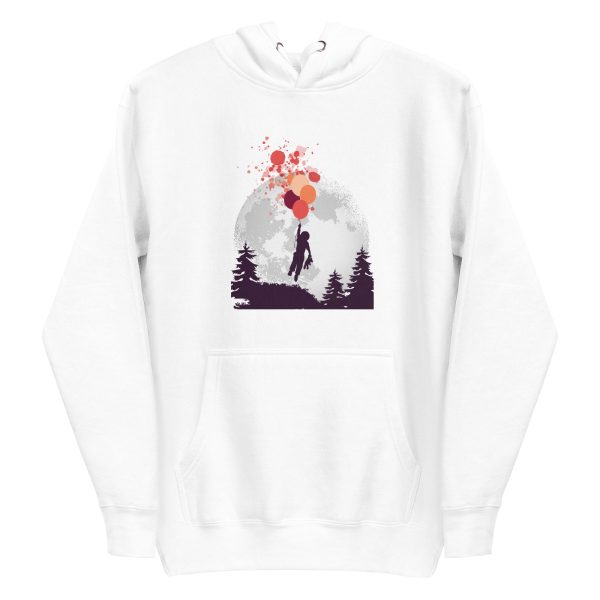 Boy and Teddy Bear Floating Hoodie