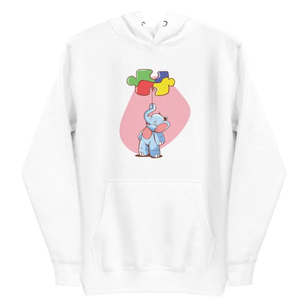 Elephant Puzzle Ballon Hoodie
