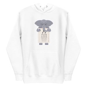 Elephant Eye Chart Hoodie
