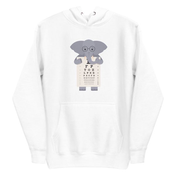 unisex-premium-pullover-hoodie-white-front-6a1974fee615c.jpg Elephant Eye Chart Hoodie