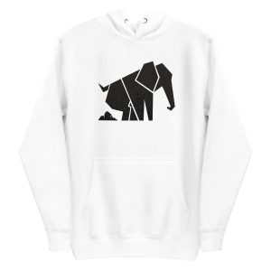 Geometric Elephant Hoodie
