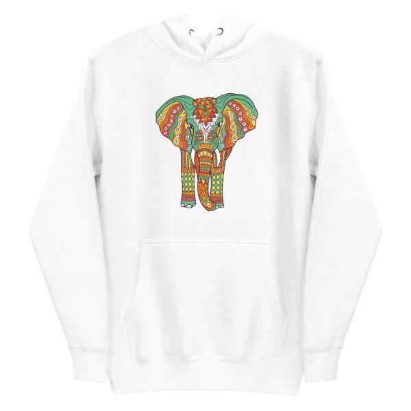 Colorful Elephant Mandala Hoodie