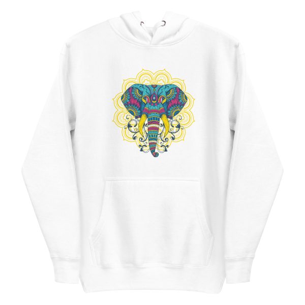 Colorful Mandala Elephant Hoodie