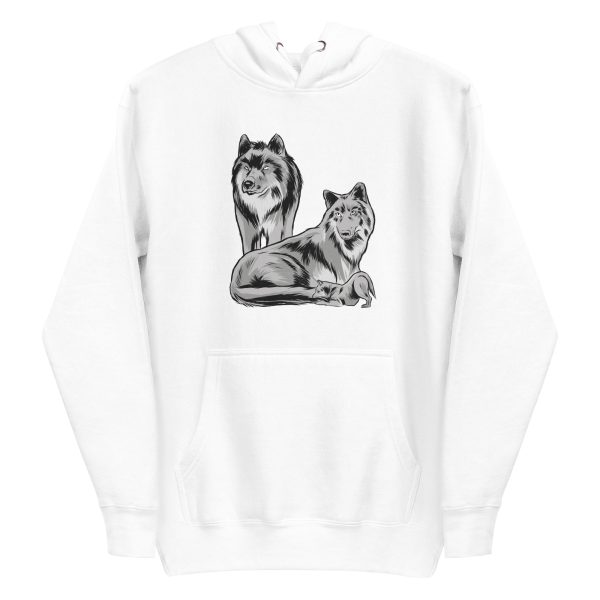 unisex-premium-pullover-hoodie-white-front-6a198e52aca0c.jpg Wolf Family Hoodie