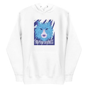 Polygonal Gradient Wolf Hoodie