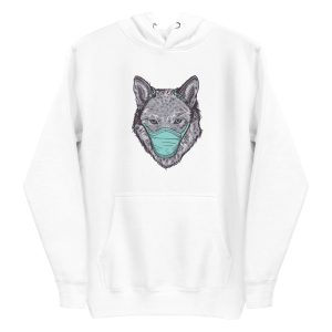 Wolf Face Mask Hoodie