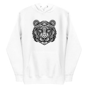 unisex-premium-pullover-hoodie-white-front-6a1ad11da09c4.jpg Tiger Mandala Hoodie
