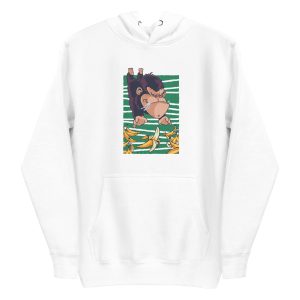 Gorilla Chasing Bananas Hoodie