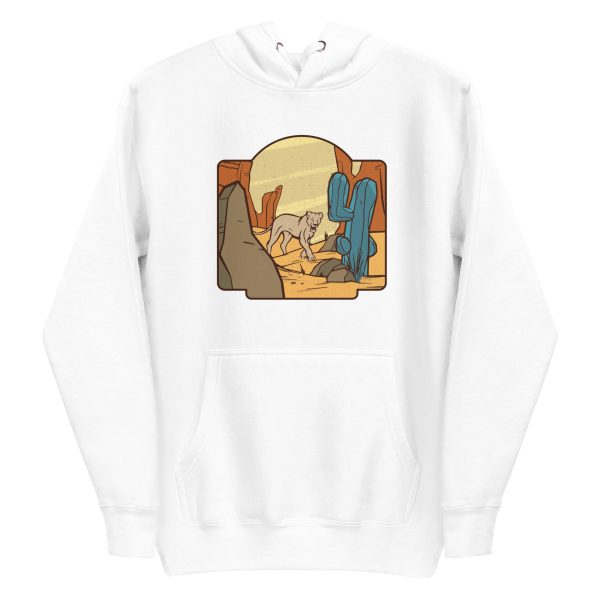Desert Mountain Lion Hoodie