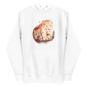 unisex-premium-pullover-hoodie-white-front-6a1b00ff32da8.jpg Lion Forest Hoodie