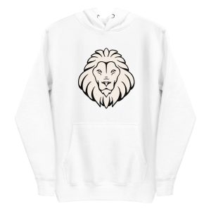 unisex-premium-pullover-hoodie-white-front-6a1b01a10e294.jpg Lion Leo Hoodie