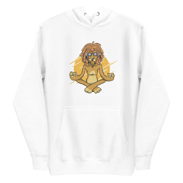 Rasta Lion Meditating Hoodie