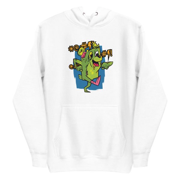 Cursing Zombie Teddy Bear Hoodie