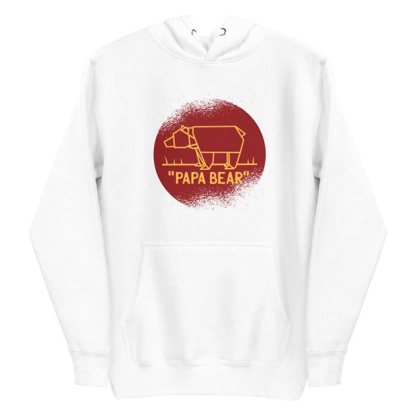 unisex-premium-pullover-hoodie-white-front-6a1bddf4e381e.jpg Papa Bear Hoodie
