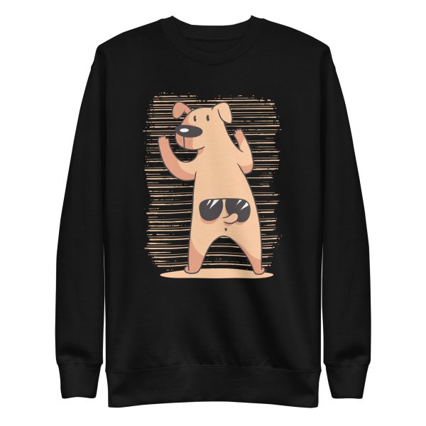 Funny Dog Tail Sunglasses Sweatshirt