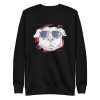American Dog With Sunglasses Sweatshirt