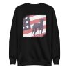 Dog American Flag Sweatshirt