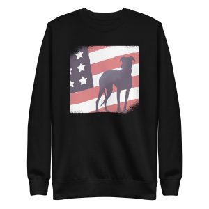 Dog American Flag Sweatshirt