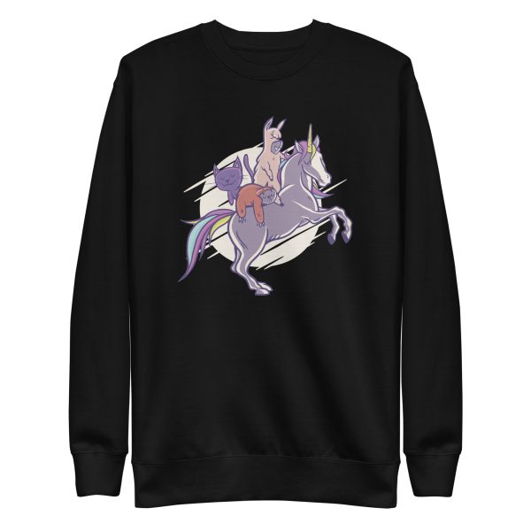 unisex-premium-sweatshirt-black-front-6a16d25d2ff4b.jpg Cute Animals Sweatshirt
