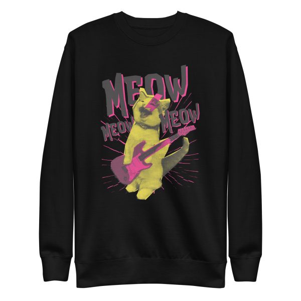 unisex-premium-sweatshirt-black-front-6a16d4931d1ae.jpg Metal Cat Sweatshirt
