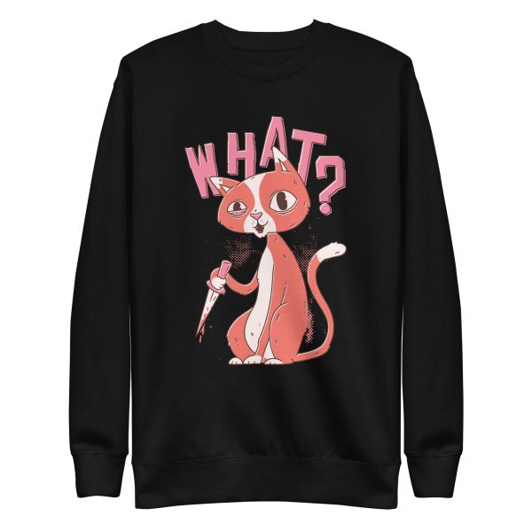Cat With Knife Sweatshirt